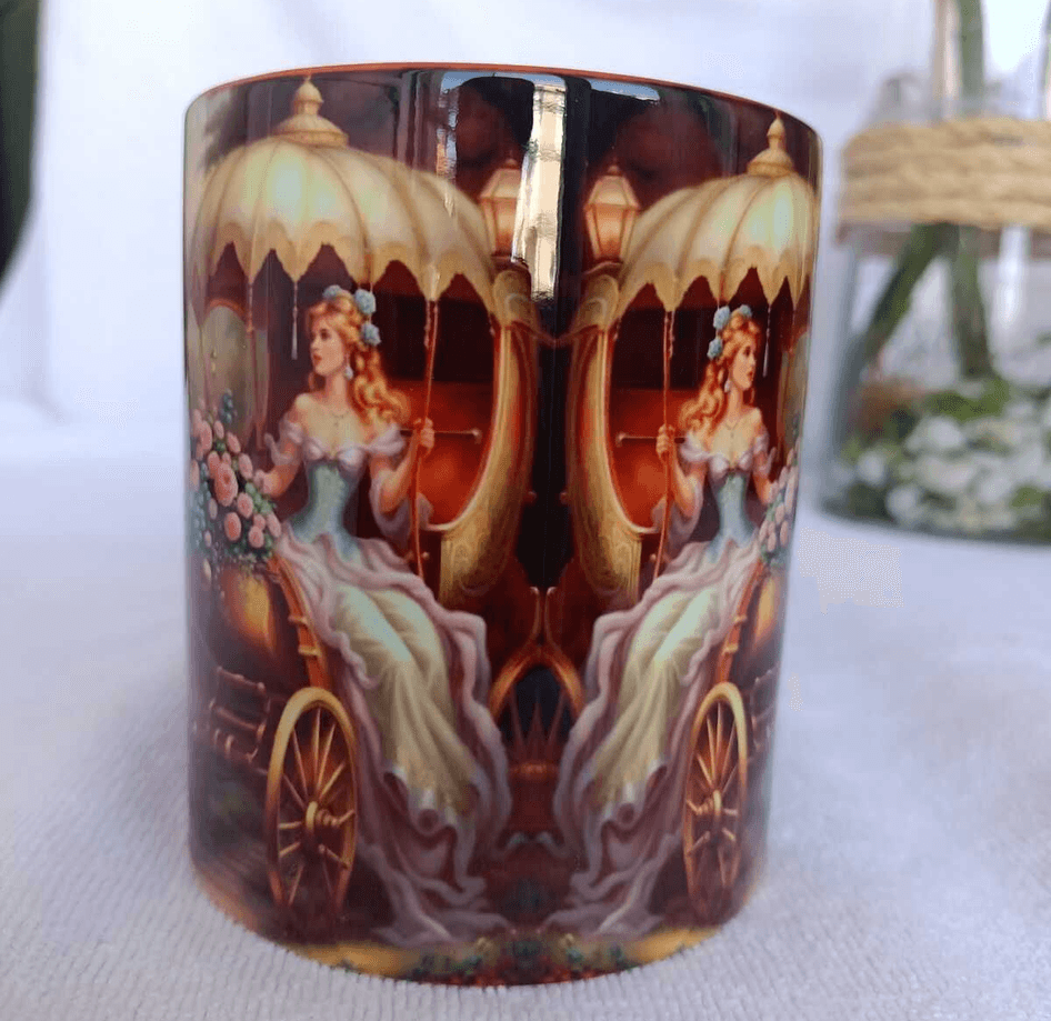 Vintage tasarım büyük boy kupa