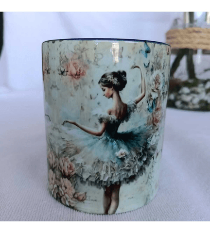 Vintage tasarım büyük boy kupa