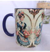 Vintage tasarım büyük boy kupa