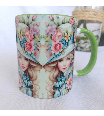 Vintage tasarım büyük boy kupa