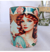 Vintage tasarım büyük boy kupa