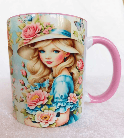 Vintage tasarım büyük boy kupa