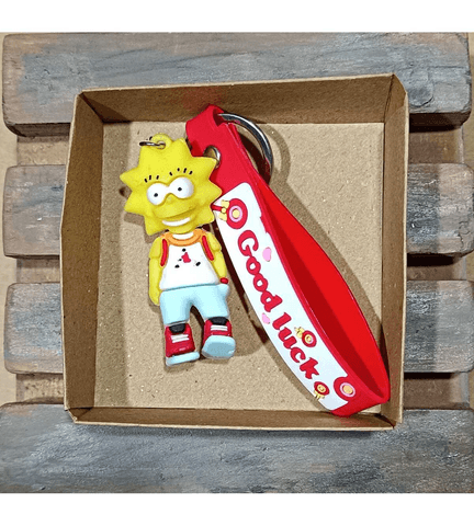 Simpsonlar kız  silikon lüks anahtarlık çanta aksesuar