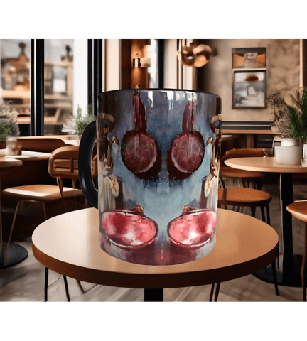 Antikacı Vintage tasarım büyük boy kupa