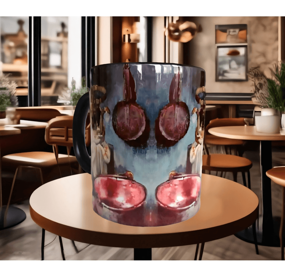 Antikacı Vintage tasarım büyük boy kupa