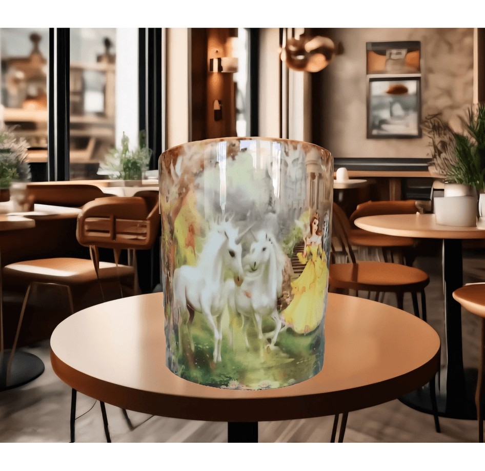 Unikorn Vintage tasarım büyük boy kupa