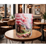 Pembe orman Vintage tasarım büyük boy kupa