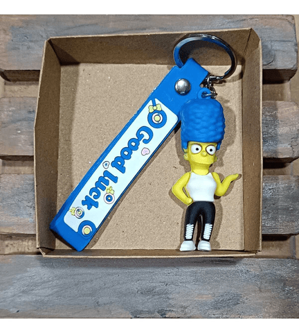 Simpsonlar anne  silikon lüks anahtarlık çanta aksesuar