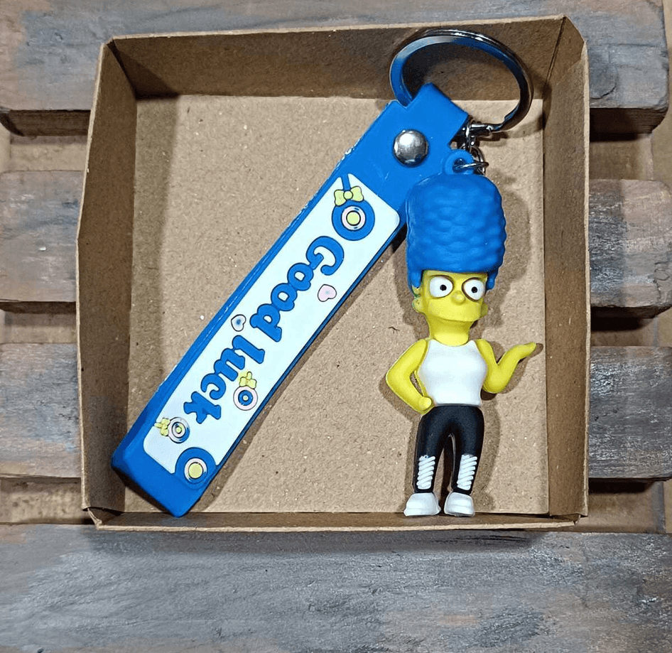 Simpsonlar anne  silikon lüks anahtarlık çanta aksesuar