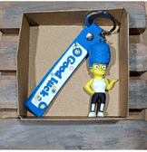 Simpsonlar anne  silikon lüks anahtarlık çanta aksesuar