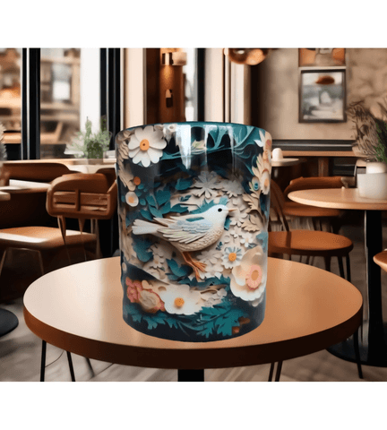 Çalıkuşu Tasarım Büyük Boy Porselen Kupa