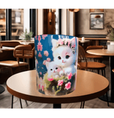 Kedi tasarım büyük boy kupa