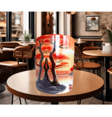 Gün batımı tasarım büyük boy kupa