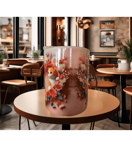 3d kedi tasarım büyük boy kupa