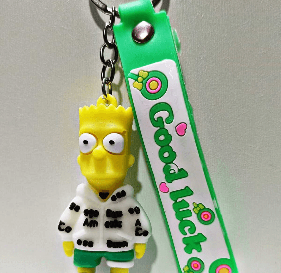 Simpsonlar oğul  silikon lüks anahtarlık çanta aksesuar