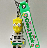 Simpsonlar oğul  silikon lüks anahtarlık çanta aksesuar