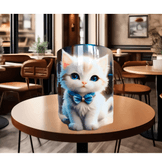 Kedi tasarım büyük boy kupa