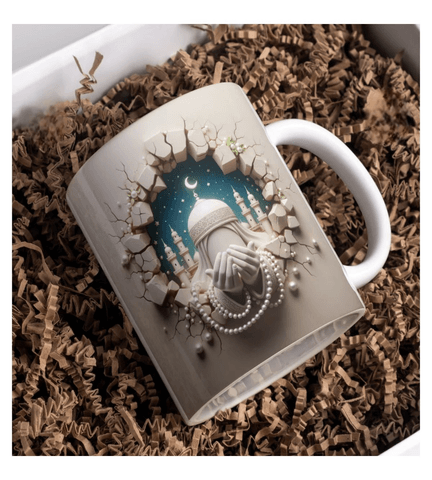 Dini tasarım büyük boy kupa