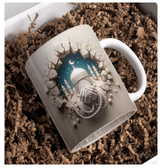 Dini tasarım büyük boy kupa