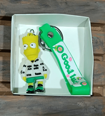 Simpsonlar oğul  silikon lüks anahtarlık çanta aksesuar
