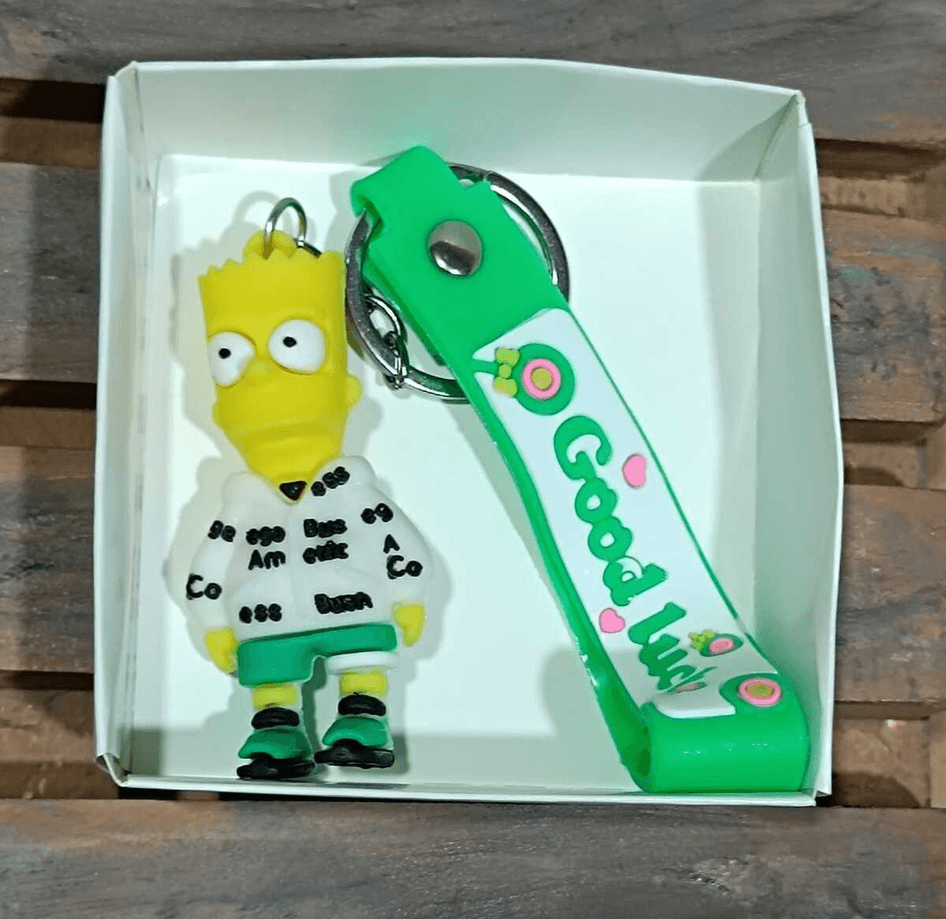 Simpsonlar oğul  silikon lüks anahtarlık çanta aksesuar