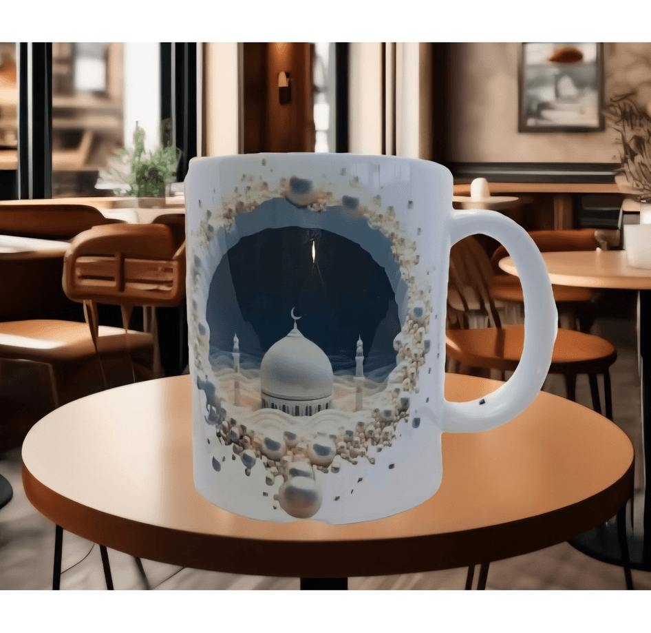 Dini tasarım büyük boy kupa