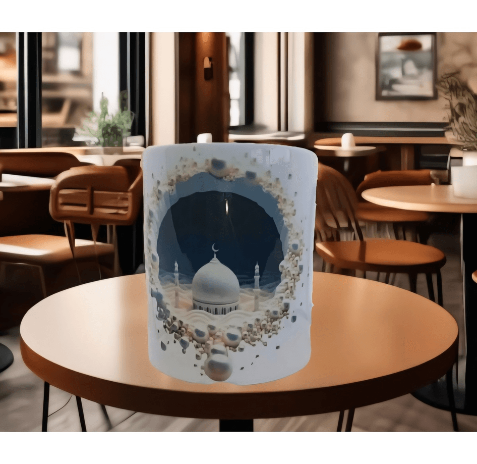 Dini tasarım büyük boy kupa