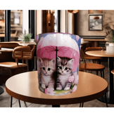 Kedi tasarım büyük boy kupa