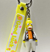 Simpsonlar baba  silikon lüks anahtarlık çanta aksesuar