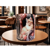 Kedi tasarım büyük boy kupa