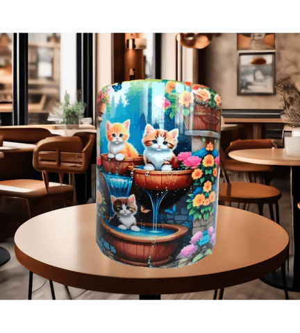 Kedi tasarım büyük boy kupa