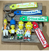 Simpsonlar baba  silikon lüks anahtarlık çanta aksesuar