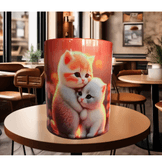 Kedi tasarım büyük boy kupa