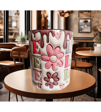 Love tasarım büyük boy kupa