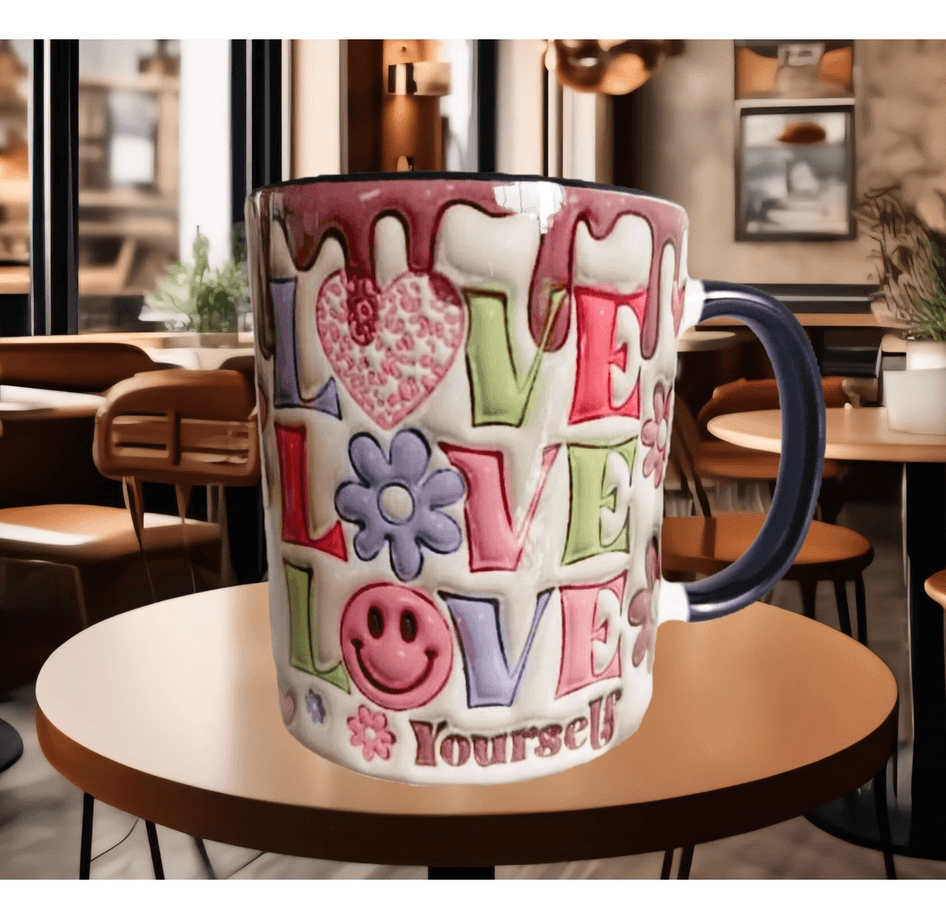 Love tasarım büyük boy kupa