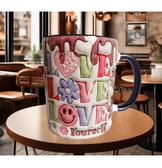 Love tasarım büyük boy kupa