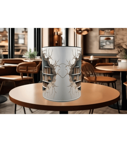 Kitaplık Vintage Tasarım Büyük Boy Kupa