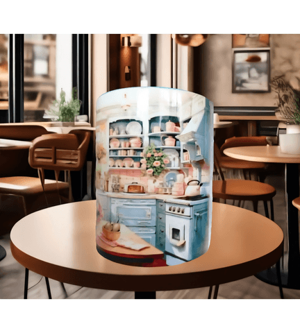 Vintage tasarım büyük boy kupa