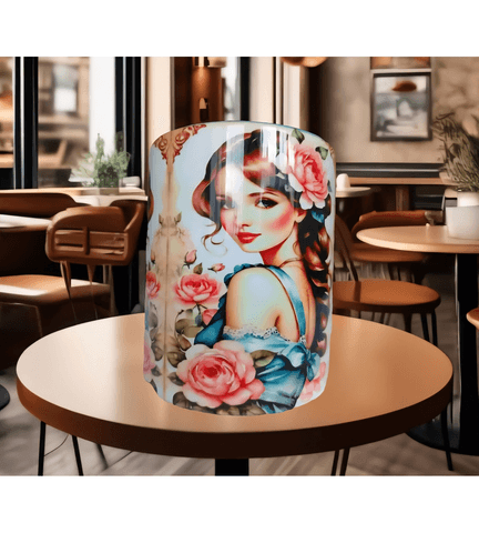 Vintage tasarım büyük boy kupa