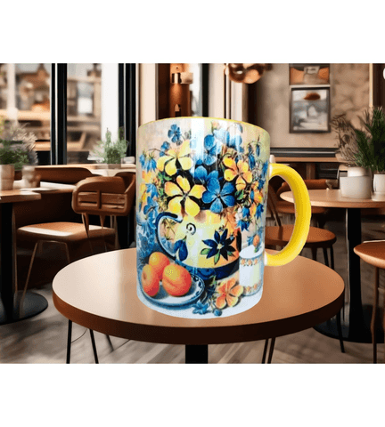 Vintage tasarım büyük boy kupa