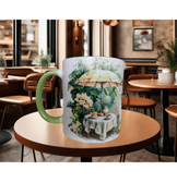 Vintage tasarım büyük boy kupa