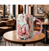 Vintage tasarım büyük boy kupa