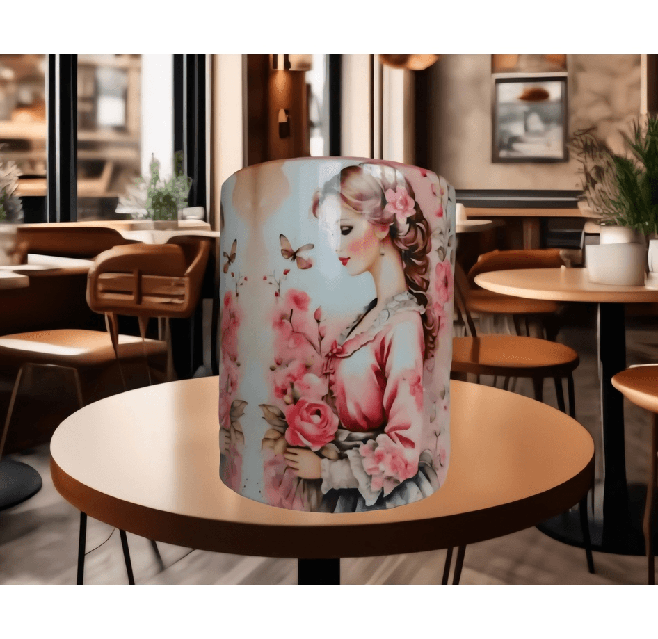 Vintage tasarım büyük boy kupa