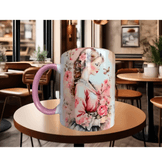 Vintage tasarım büyük boy kupa