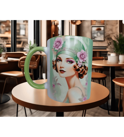 Vintage tasarım büyük boy kupa