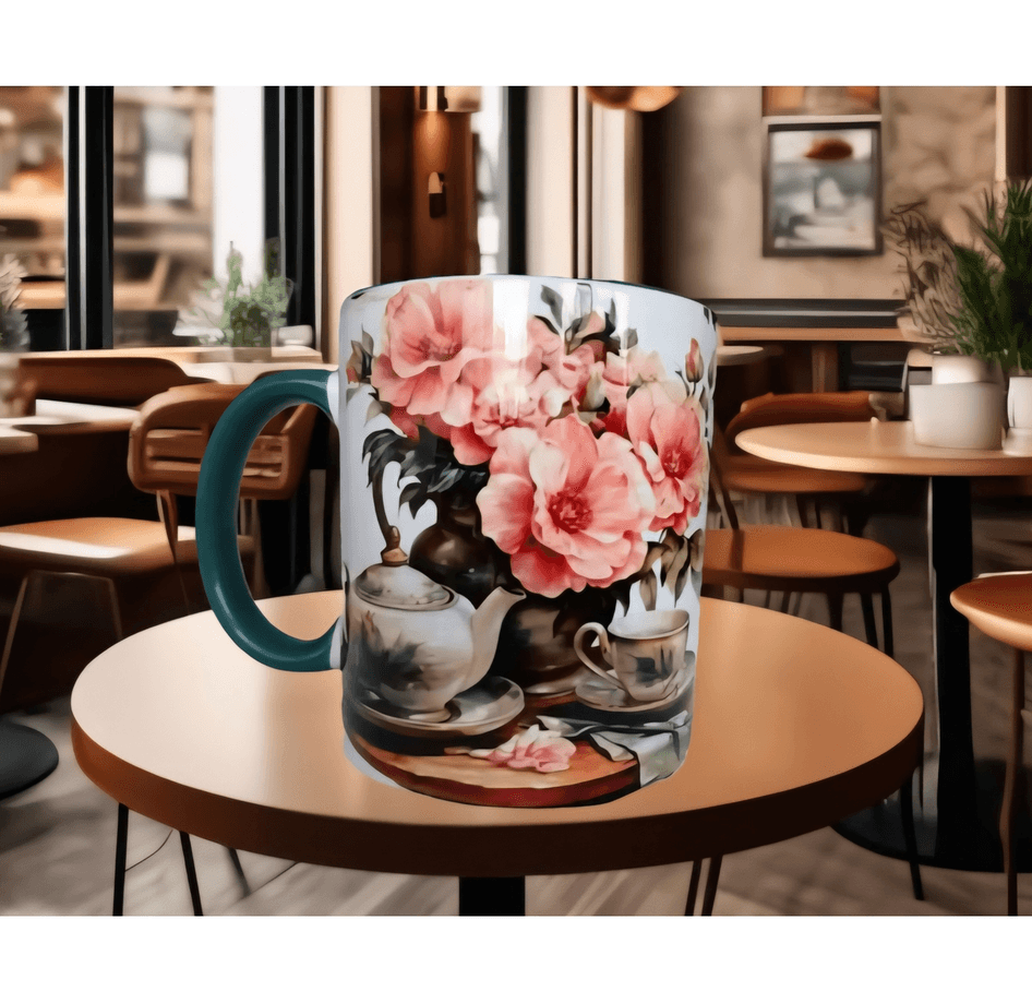 Vintage tasarım büyük boy kupa