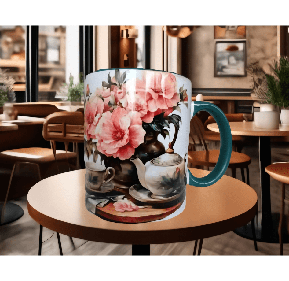 Vintage tasarım büyük boy kupa