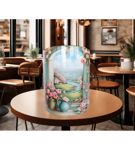 Vintage tasarım büyük boy kupa