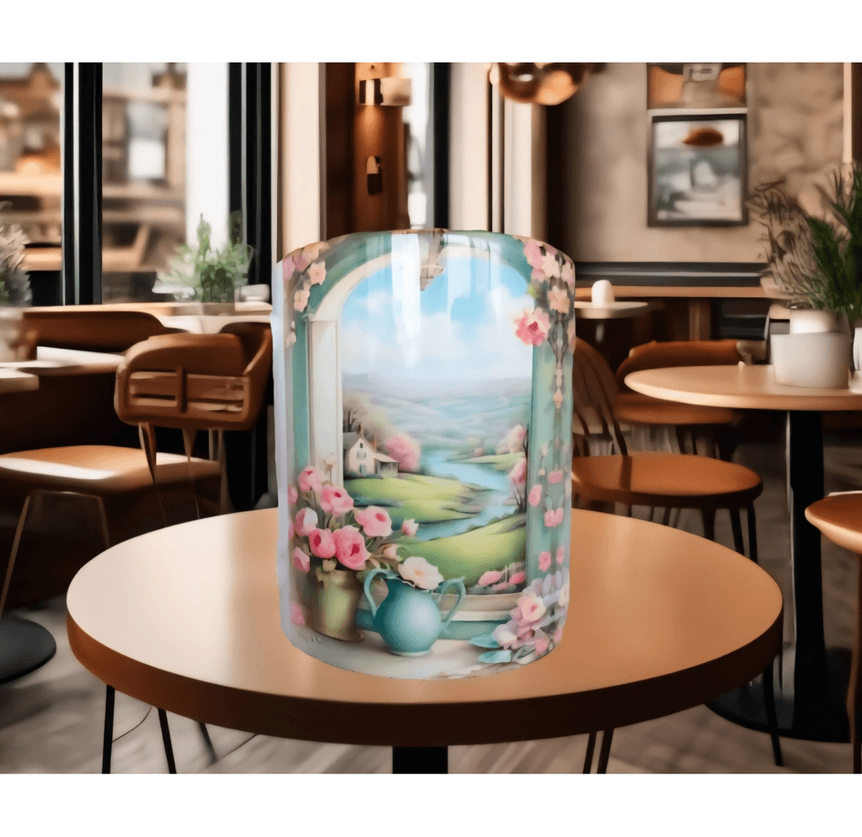 Vintage tasarım büyük boy kupa