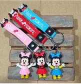 Minnie mavi  silikon lüks anahtarlık çanta aksesuar